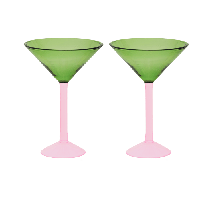 Set de regalo de copas de martini Urban Nature Culture, 2-pack - Green - URBAN NATURE CULTURE