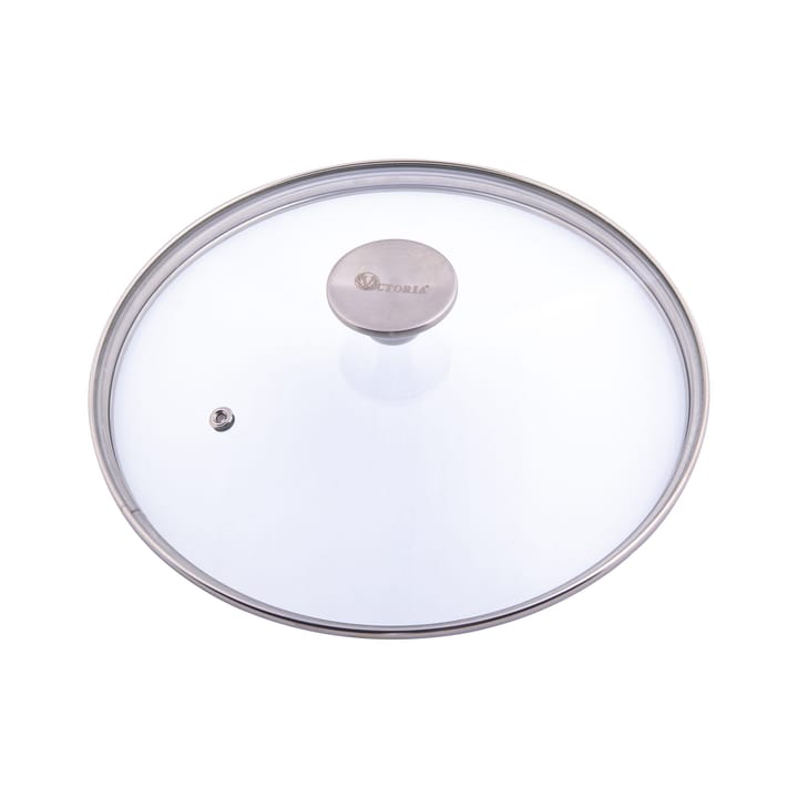 Tapa de vidrio Victoria Ø20 cm, Plata Victoria