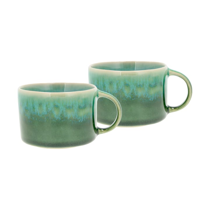 2 Tazas con asa Styles 16 cl - Black-blue - Villa Collection