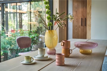 4 Tazas Styles con diseño acanalado 30 cl - Rosa - Villa Collection