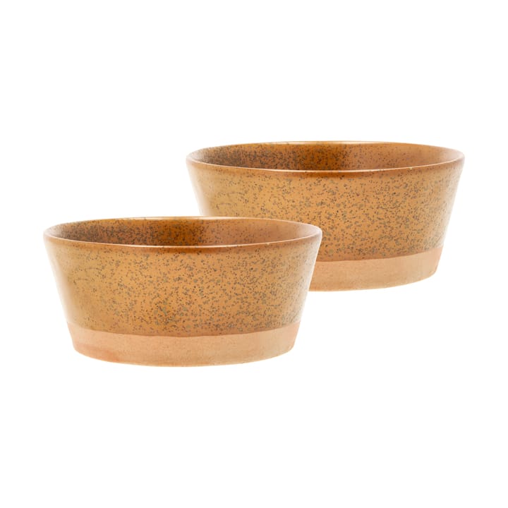 Bol Evig Ø10 cm set de 2 - Amber - Villa Collection