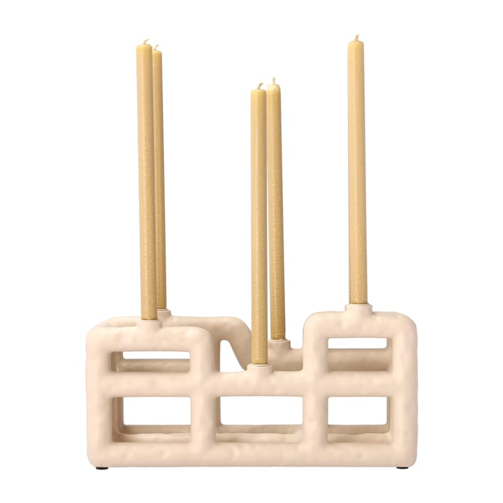 Candelabro Lyng 6 velas - Sand - Villa Collection