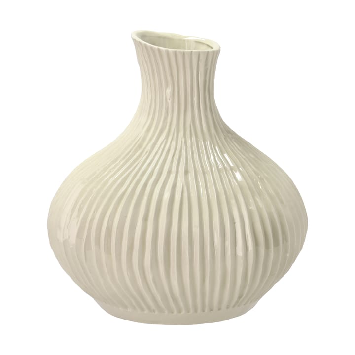 Jarrón Eik 28xØ27 cm - Blanco crema - Villa Collection