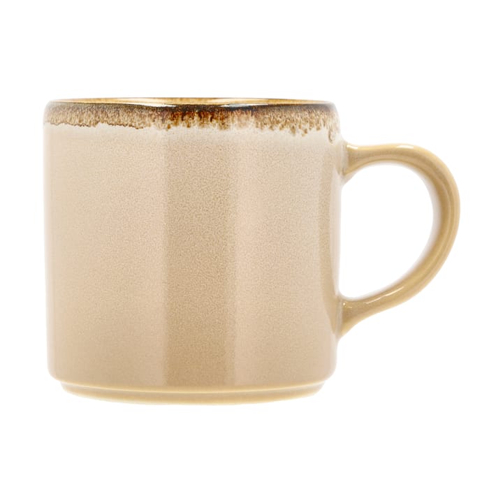 Taza Iris con asa 40 cl - Blanco crema - Villa Collection