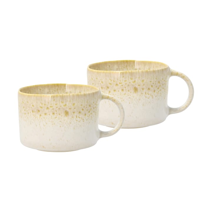 Tazas con asa Styles 16 cl, 2-pack - Creme-sand - Villa Collection