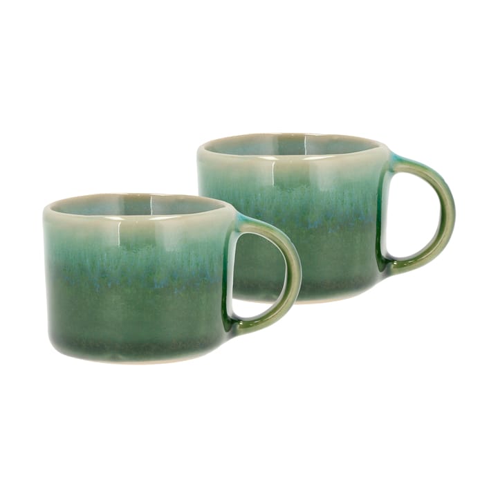 Tazas de espresso Styles 8 cl, 2-pack - Black-blue - Villa Collection