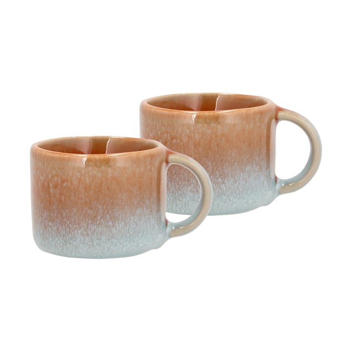 Tazas de espresso Styles 8 cl, 2-pack - Blue-amber - Villa Collection