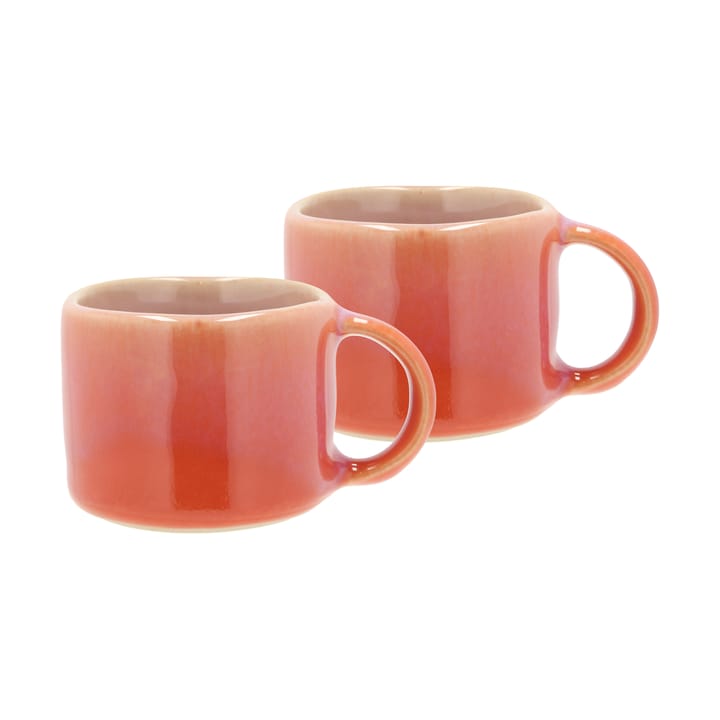 Tazas de espresso Styles 8 cl, 2-pack - Lila-orange - Villa Collection