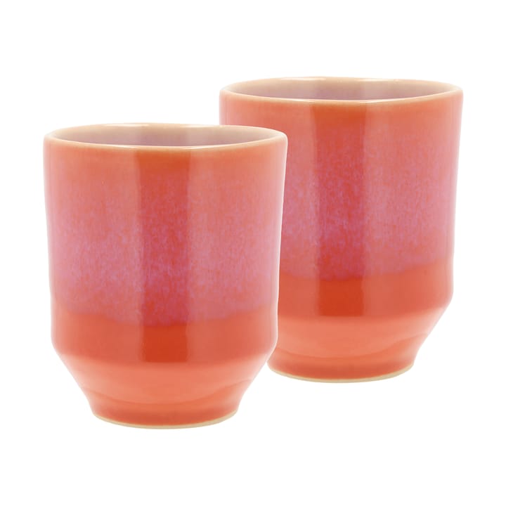 Tazas Styles 18 cl, 2-pack - Lila-orange - Villa Collection