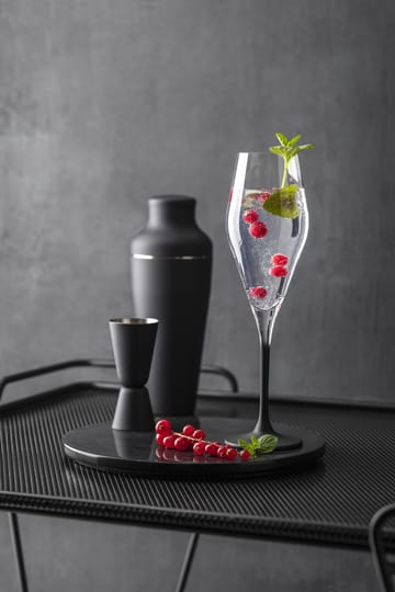 Copas de champagne Manufacture Rock 26 cl, 4-pack - transparente-negro - Villeroy & Boch