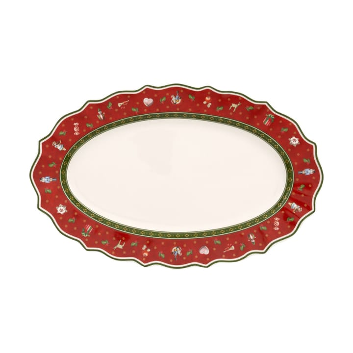 Fuente de servir Toy's Delight M, 23,5x38 cm - Blanco-rojo - Villeroy & Boch