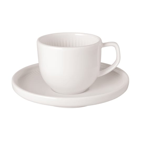 Taza de espresso Afina 5 cl con plato - Blanco - Villeroy & Boch