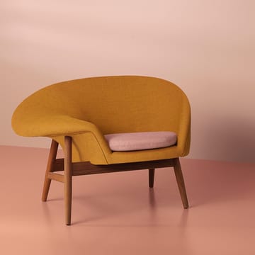 Sillón Fried Egg - Dark ochre-pale rose - Warm Nordic