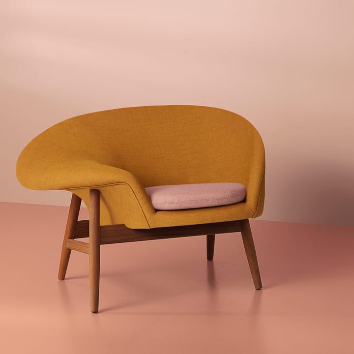 Sillón Fried Egg, Dark ochre-pale rose Warm Nordic