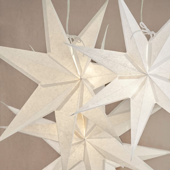 Estrella de navidad Greta blanco - 44 cm - Watt & Veke