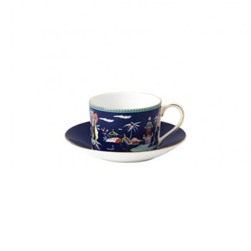 Taza y platillo Wonderlust - blue pagoda - Wedgwood