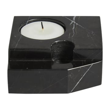 3 Soporte para velas Jeu de dés mármol - negro - Woud