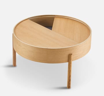 Mesa de centro Arc Ø66 cm - Roble barnizado - Woud