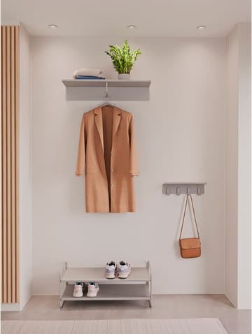 Perchero con balda A-Hallway - Soft grey - Zone Denmark