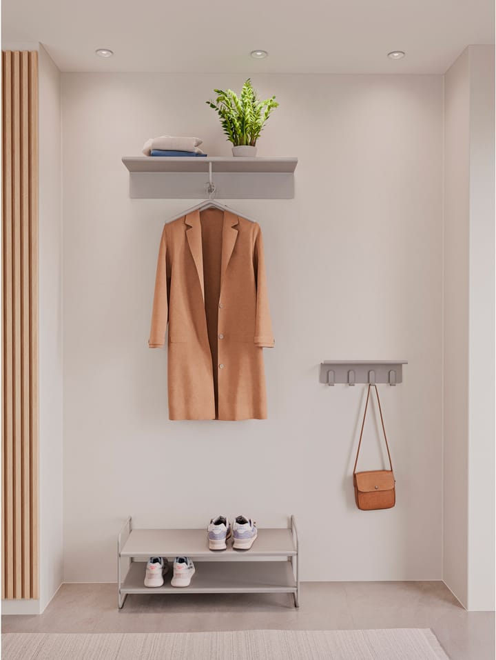 Perchero con balda A-Hallway - Soft grey - Zone Denmark