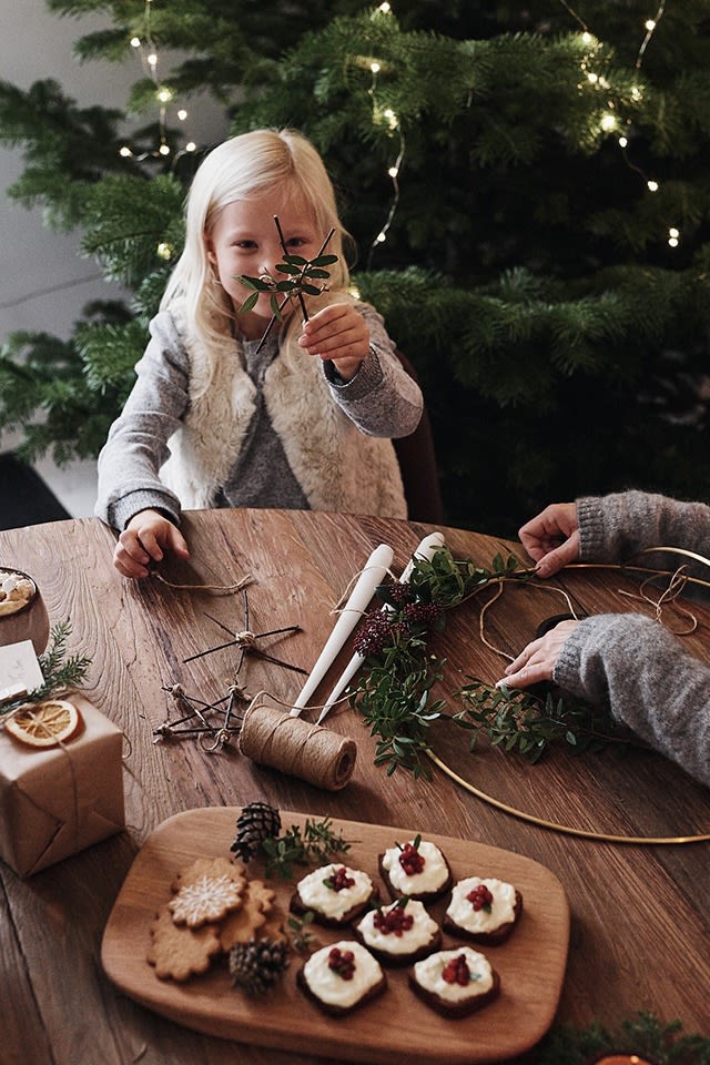 La calidez del Adviento gracias a las manualidades navideñas para grandes y pequeños.